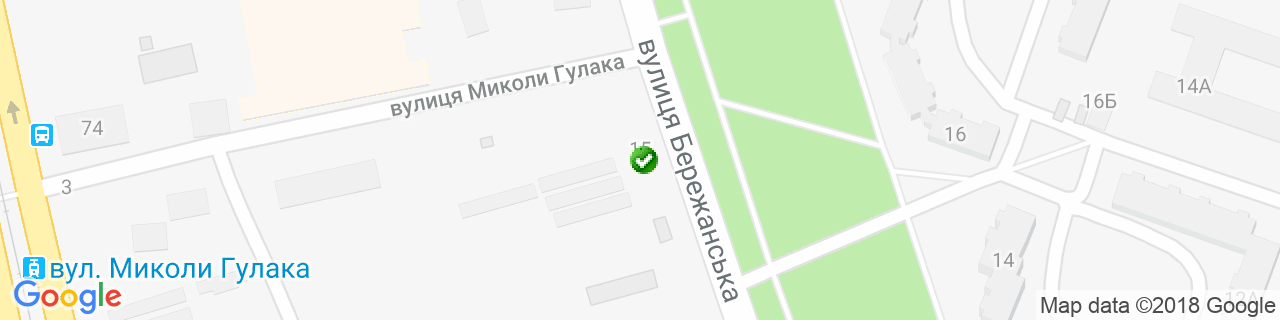 Карта об'єктів компанії AlexPro