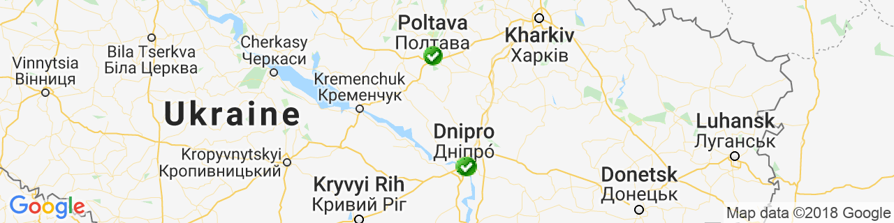 Map of facilities Fabryka okon EKYPAZh