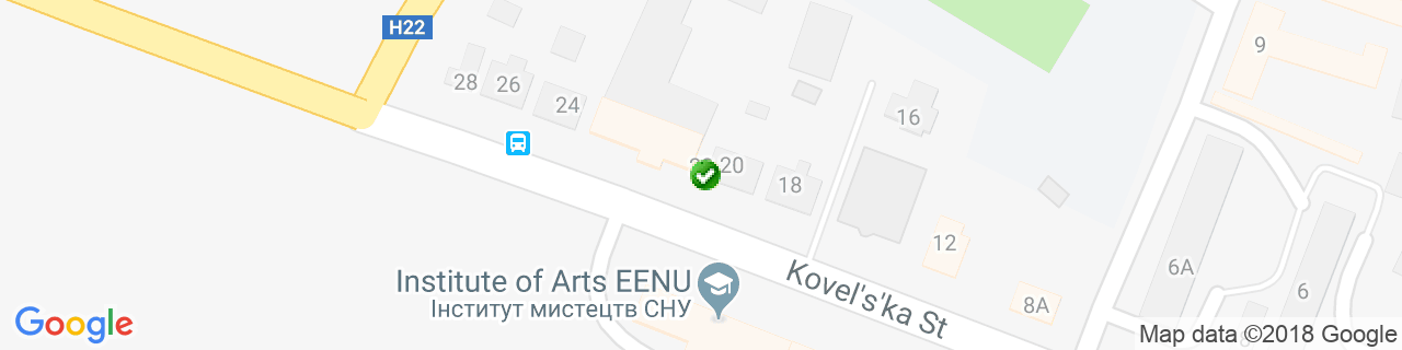 Map of facilities EvroKhauz