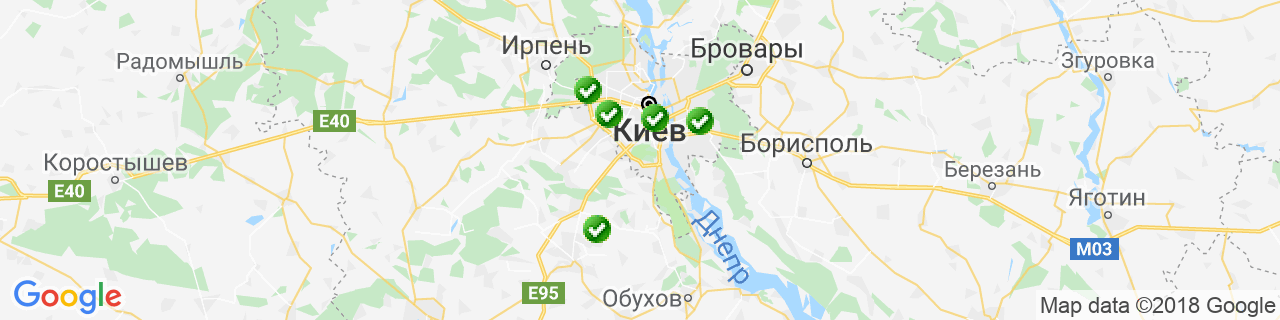 Карта объектов компании КИЕВПЛАСТ Карта объектов компании КИЕВПЛАСТ