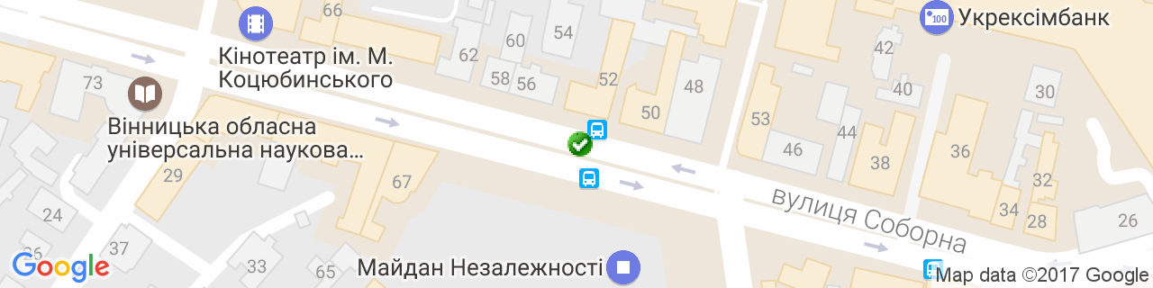 Karte der Beherbergungsbetriebe Комфортный дом Karte der Beherbergungsbetriebe Комфортный дом