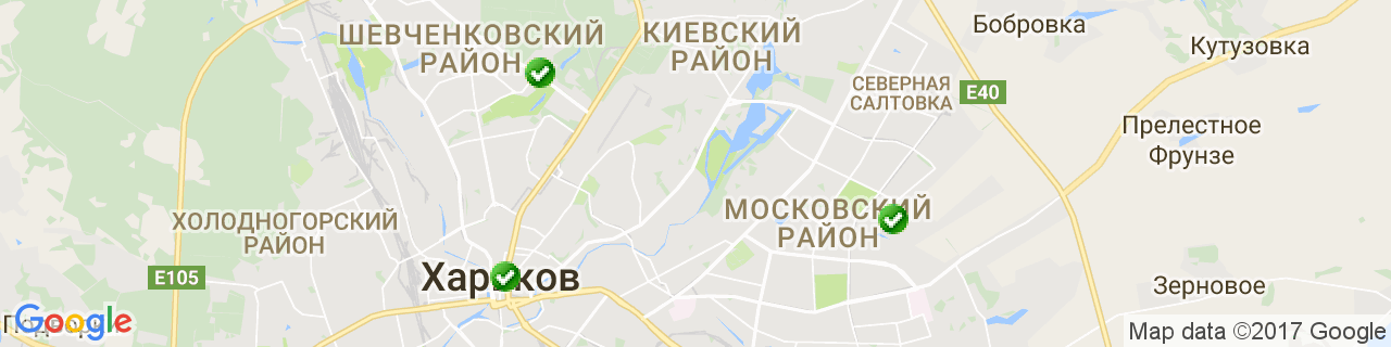 Карта об'єктів компанії MEO Карта об'єктів компанії MEO