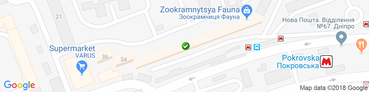 Map of facilities Новый Дом