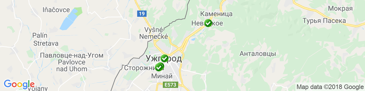 Карта объектов компании ODK-Eurolux Карта объектов компании ODK-Eurolux