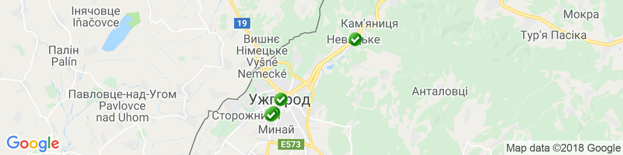 Карта об'єктів компанії ODK-Eurolux Карта об'єктів компанії ODK-Eurolux