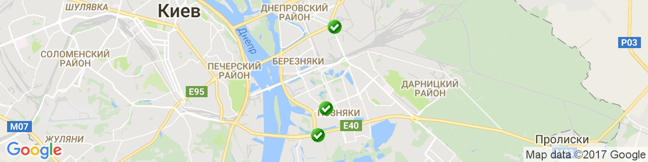 Карта объектов компании Промбуд-Трейдинг Карта объектов компании Промбуд-Трейдинг