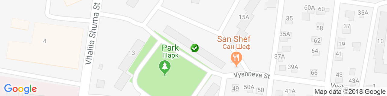 Map of facilities SSDpotolok