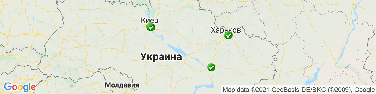 Карта объектов компании Завод Steko