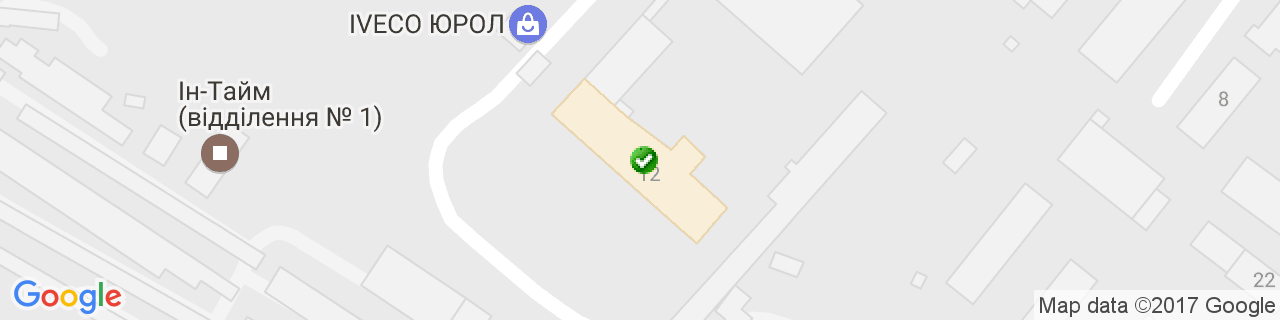 Карта объектов компании Кращий вибір