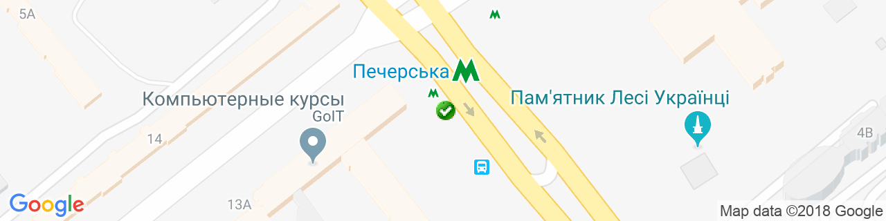 Карта объектов компании Виконда Киев