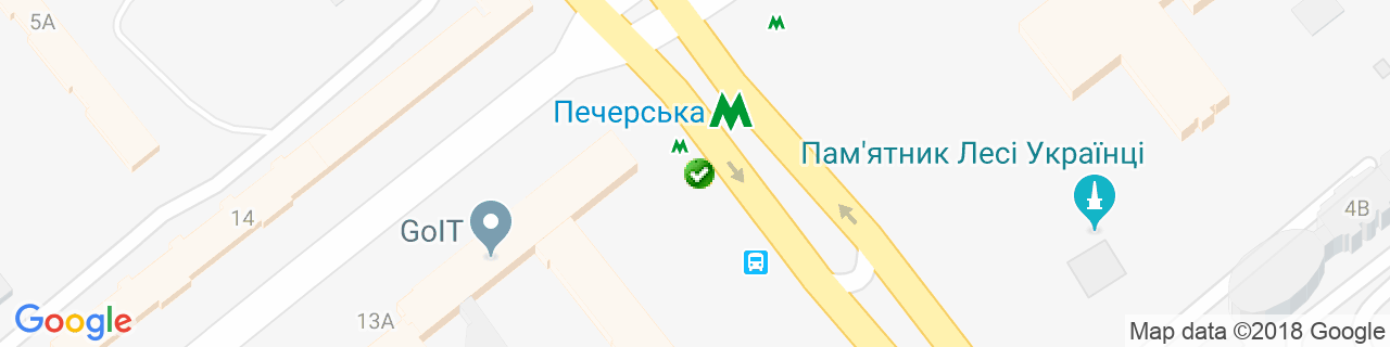 Карта об'єктів компанії Віконда Київ