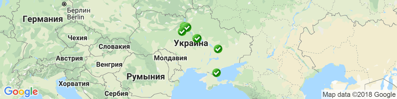 Карта объектов компании Вікна Декор Енергія (WDE) Карта объектов компании Вікна Декор Енергія (WDE)